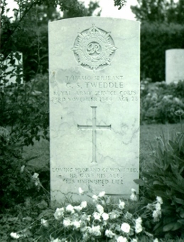 George Simpson Tweddle headstone Cesena Cemetery Italy